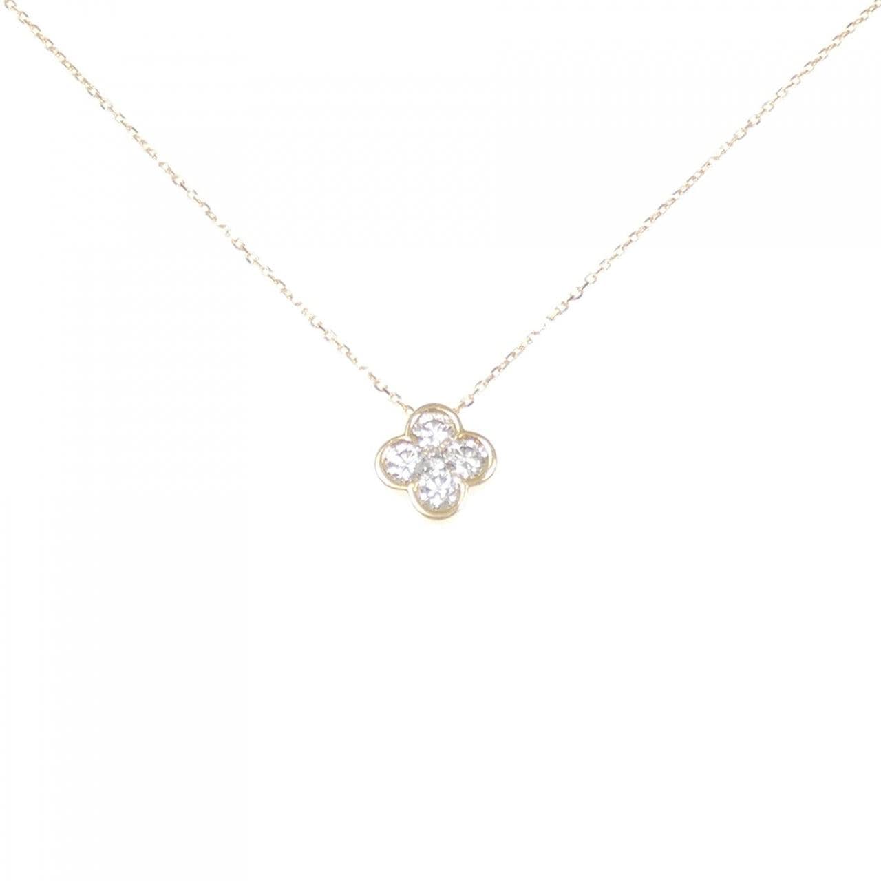 VENDOME Flower Diamond Necklace 0.33CT