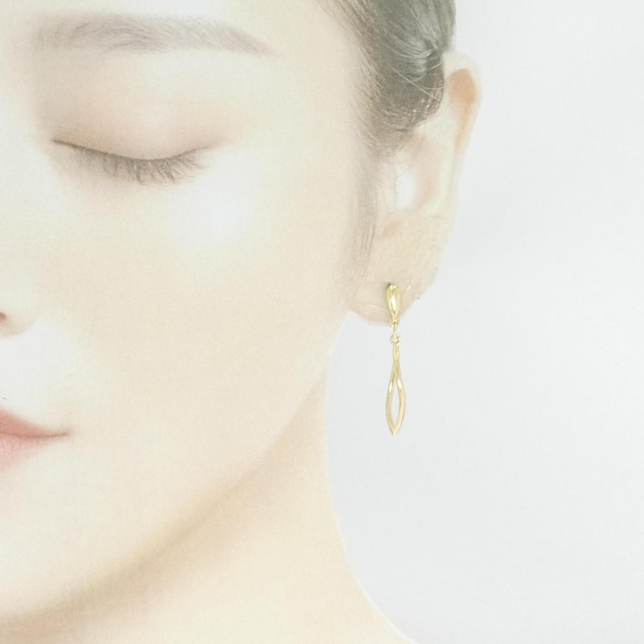 Ginza Tanaka 750YG Earrings