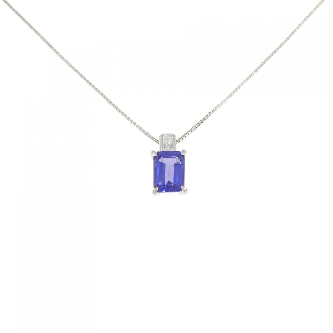 PT900/PT850 タンザナイト ネックレス 1.40CT