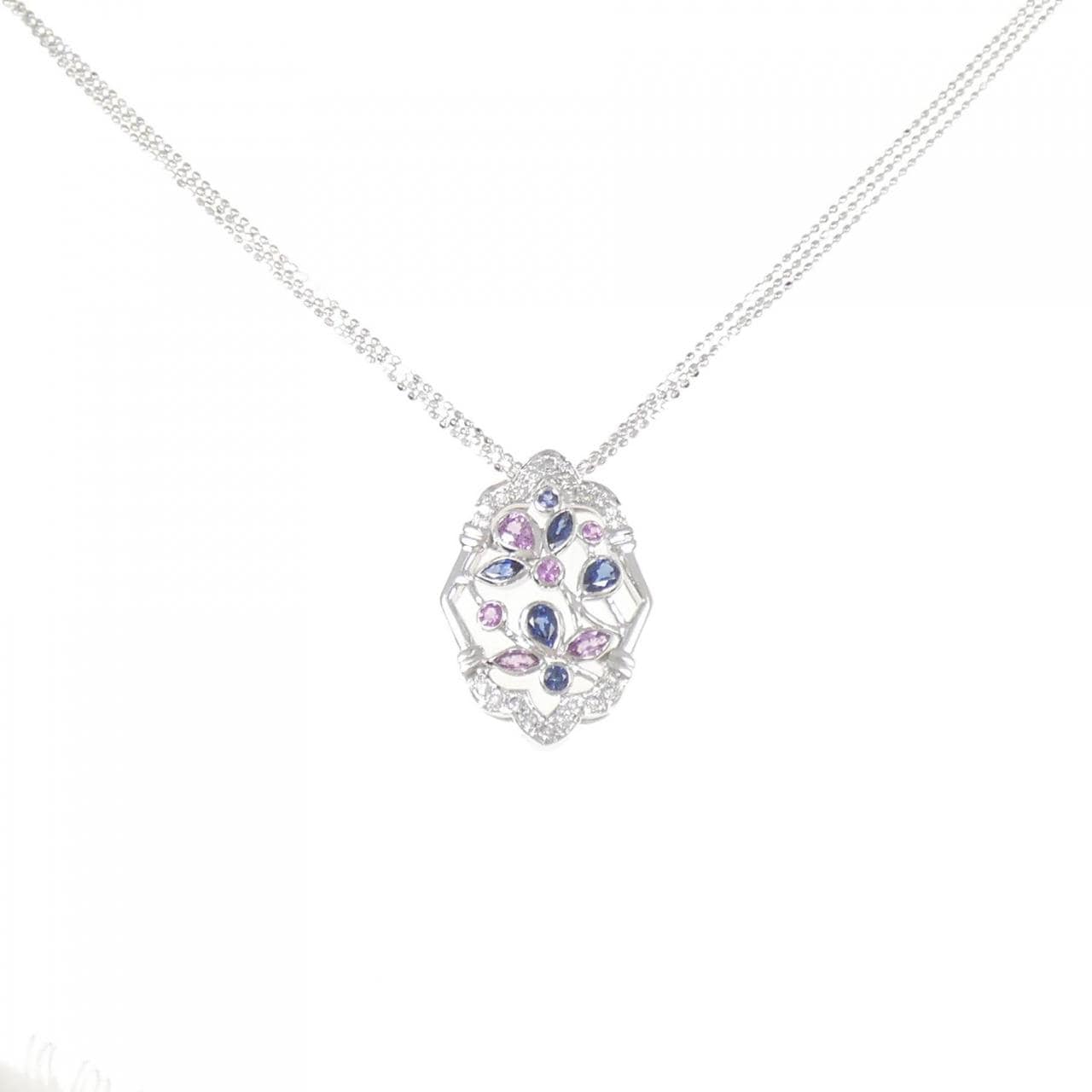 ポーラ サファイヤ ネックレス 0.90CT