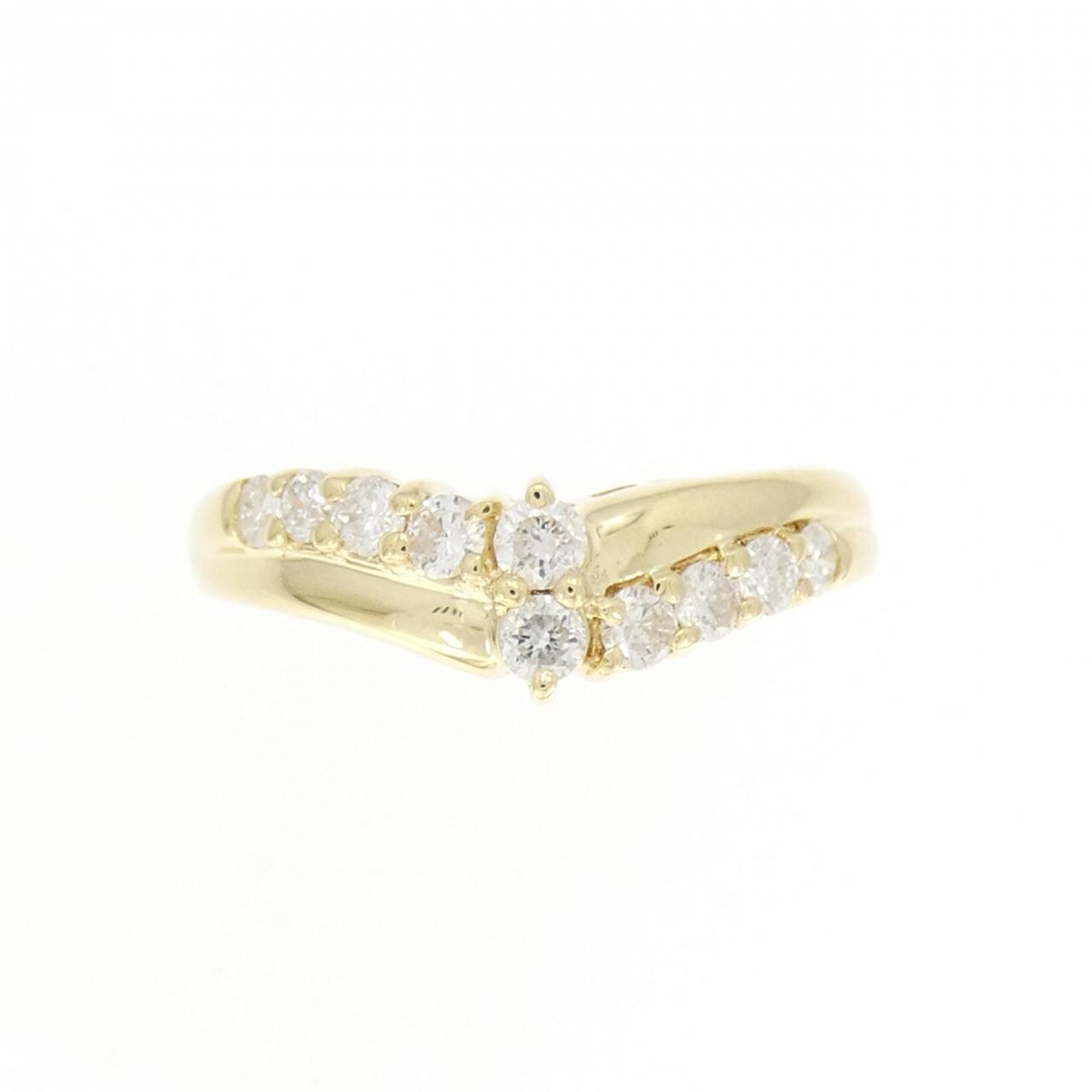 K18YG ダイヤモンド リング 0.50CT