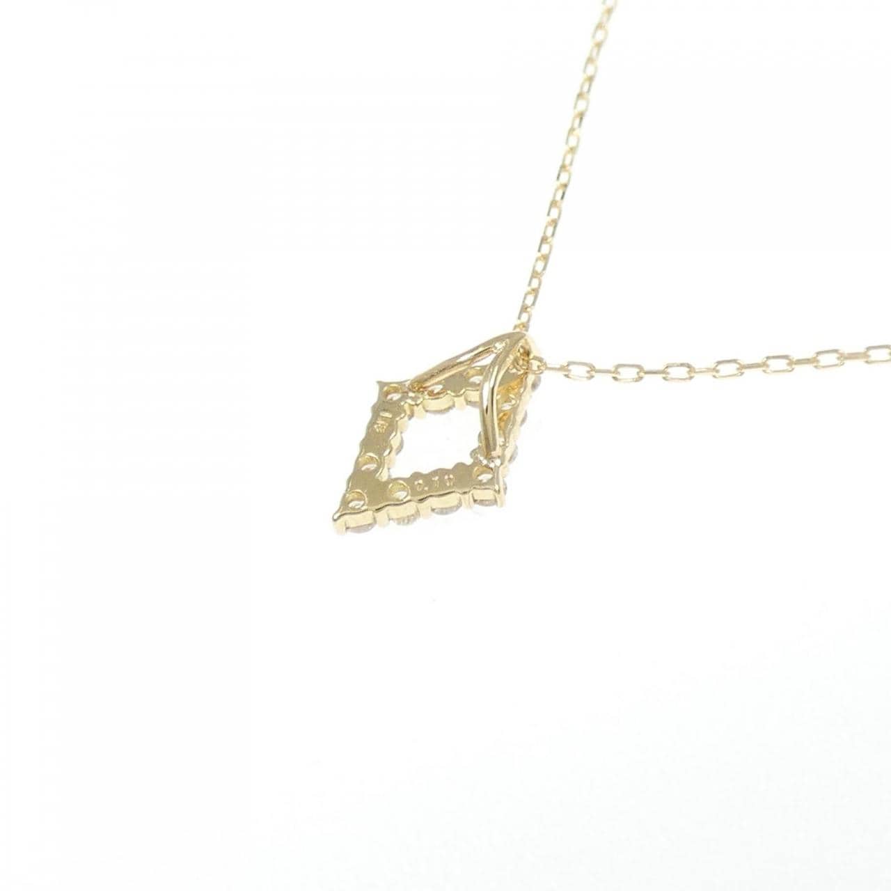 [BRAND NEW] K18YG Diamond necklace 0.10CT