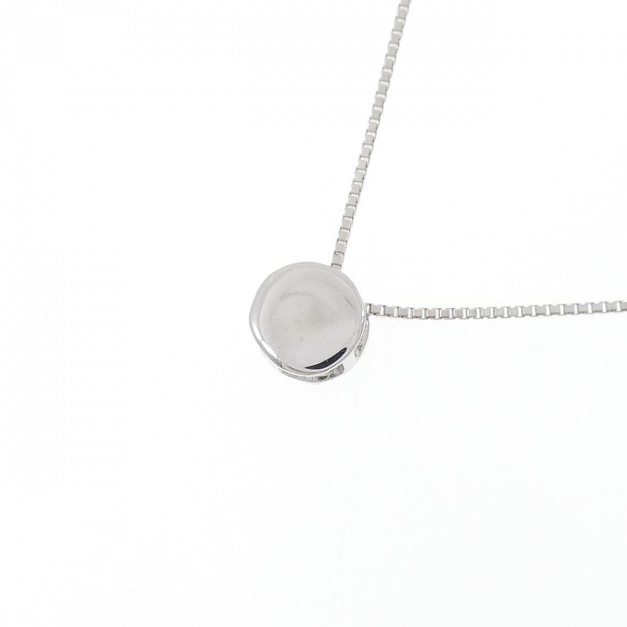 K18WG ダイヤモンド ネックレス 0.20CT