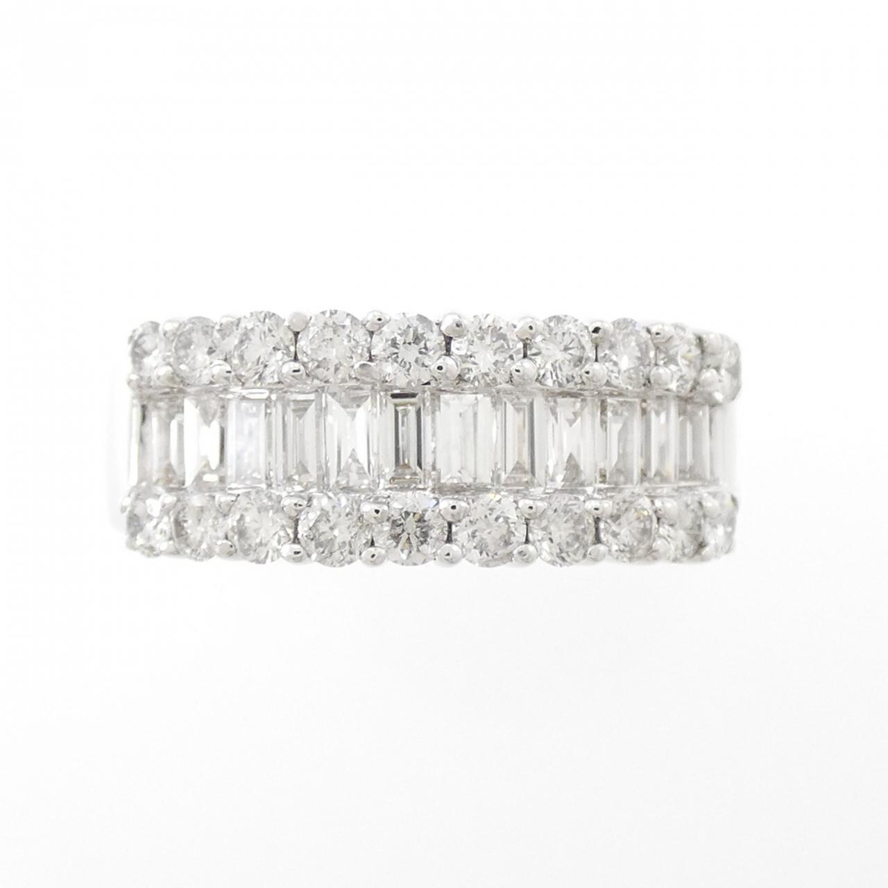 K18WG ダイヤモンド リング 1.24CT