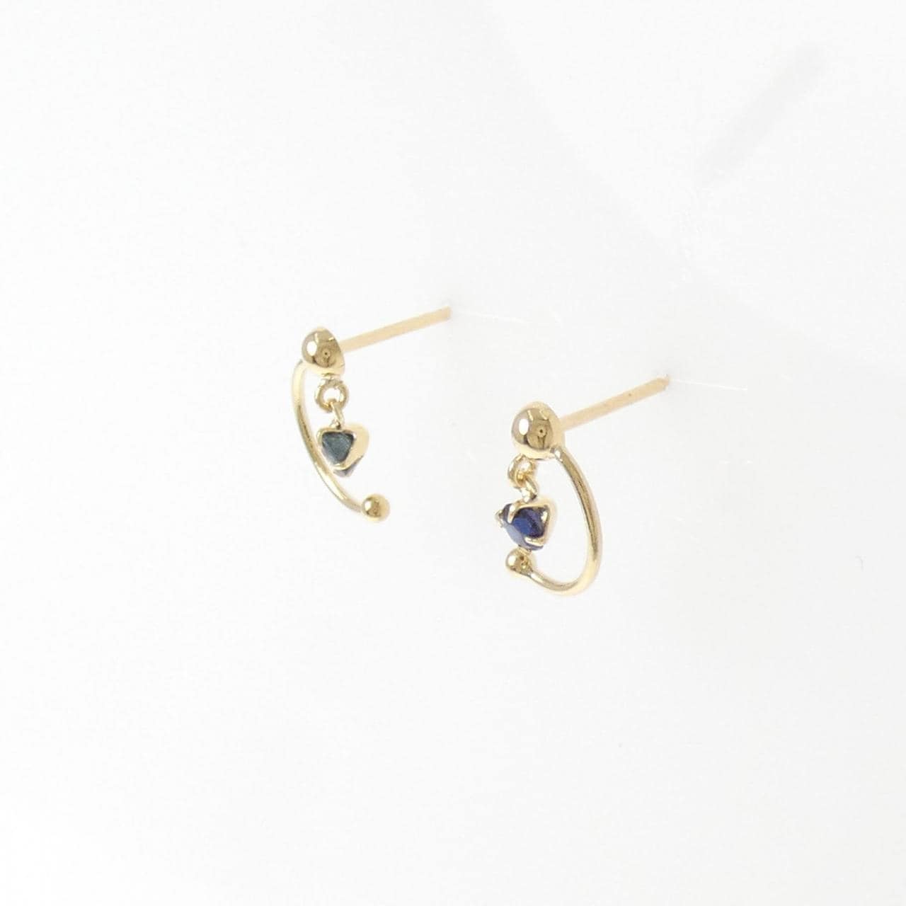 K18YG サファイヤ ピアス