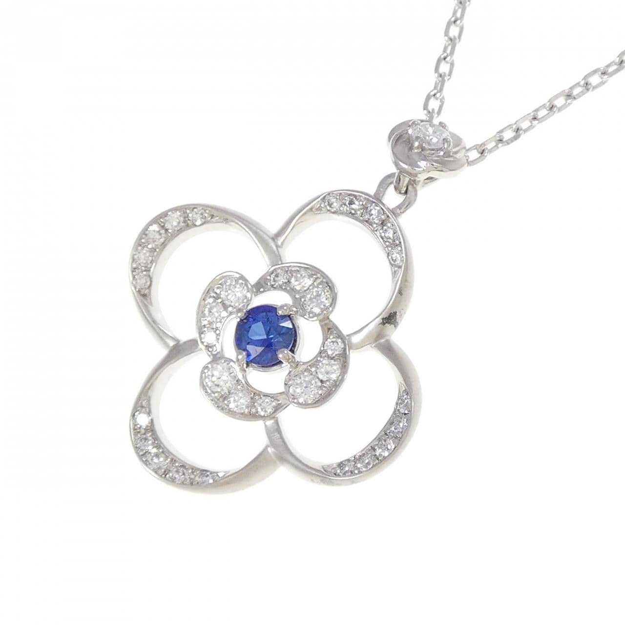 モニッケンダム フラワー ネックレス 0.16CT