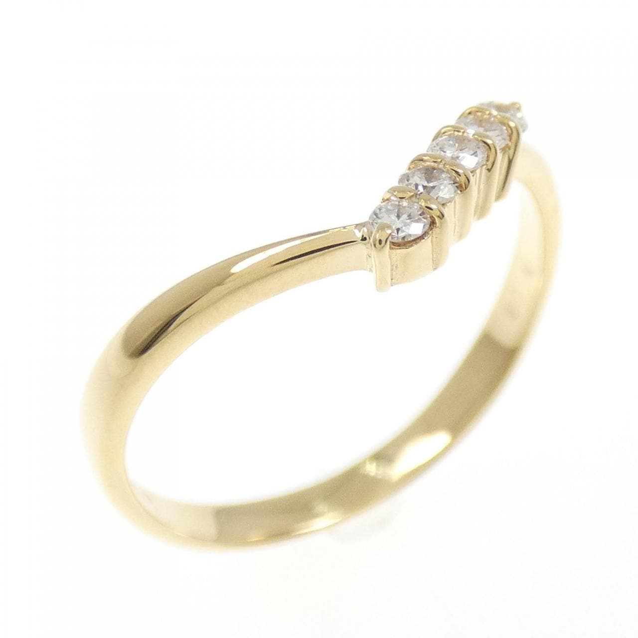 K18YG ダイヤモンド リング 0.10CT