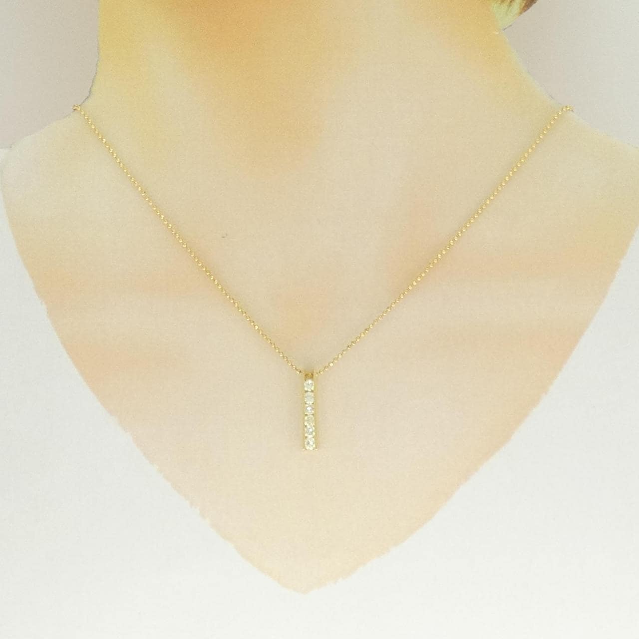 K18YG ダイヤモンド ネックレス 0.59CT