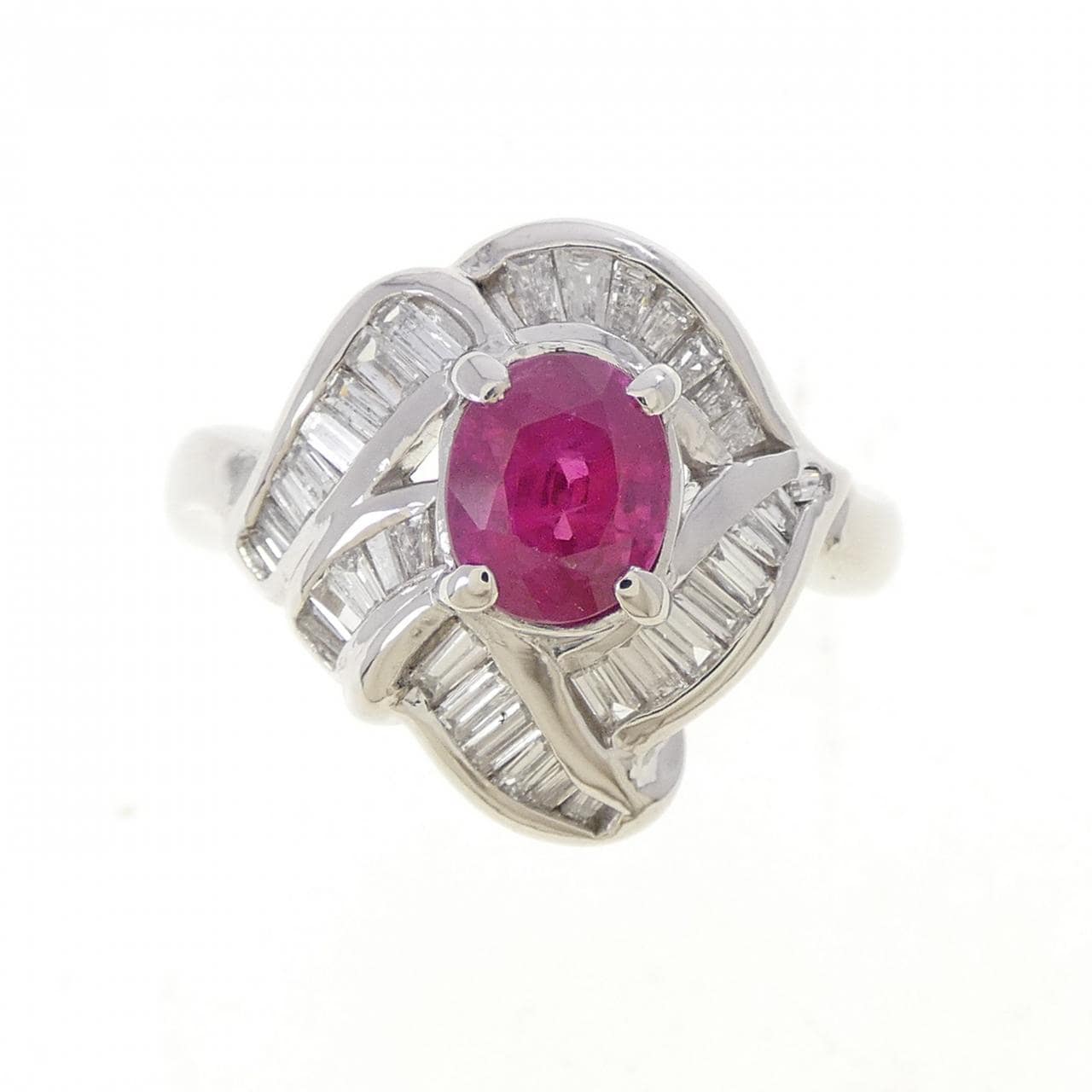 PT900 ルビー リング 1.13CT