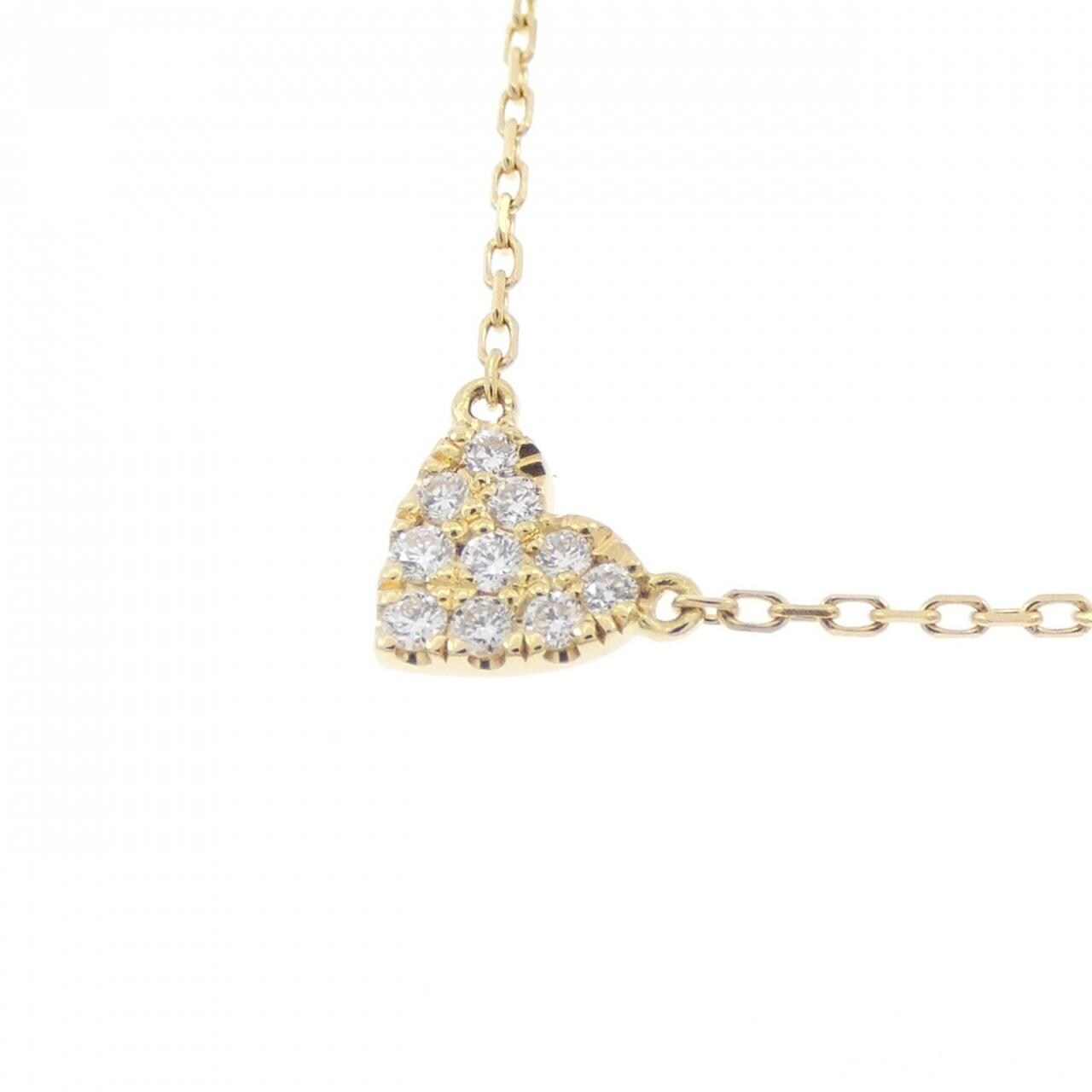 アーカー ハートパヴェ ネックレス 0.05CT