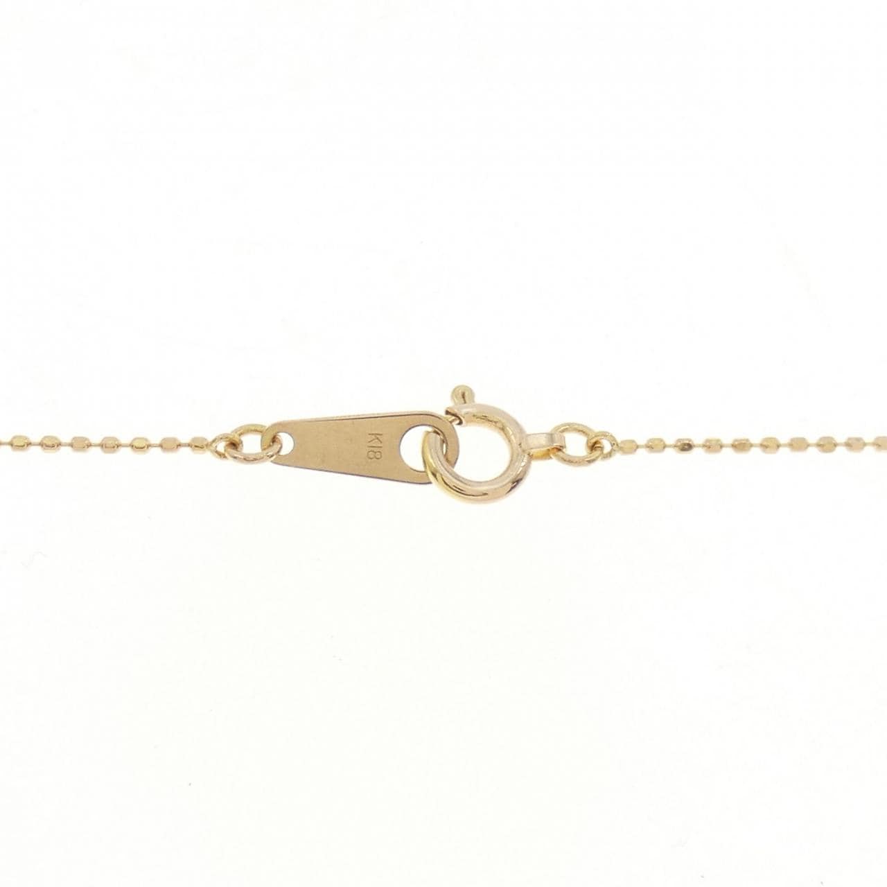 K18PG ダイヤモンド ネックレス 0.10CT