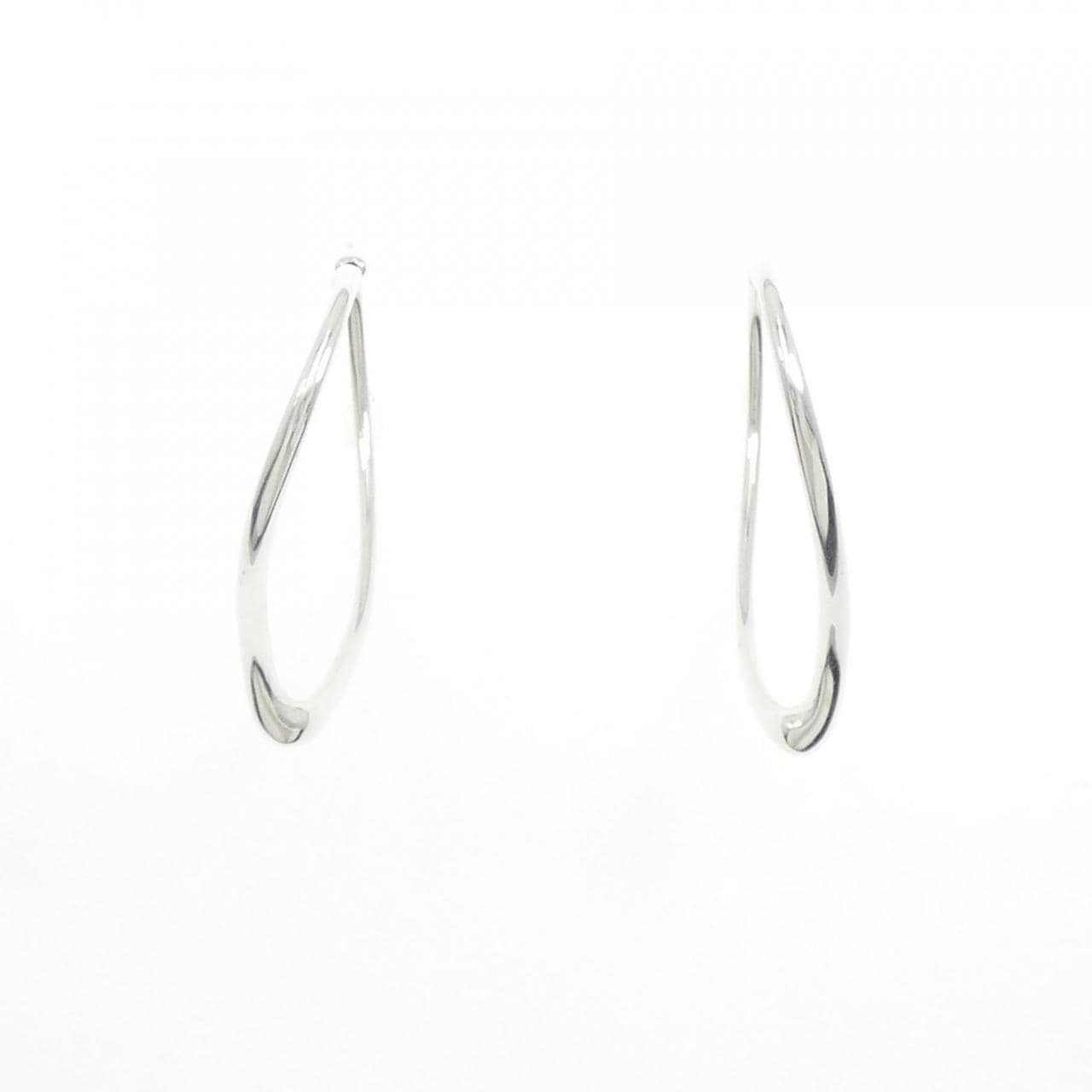 TIFFANY open heart hoop earrings