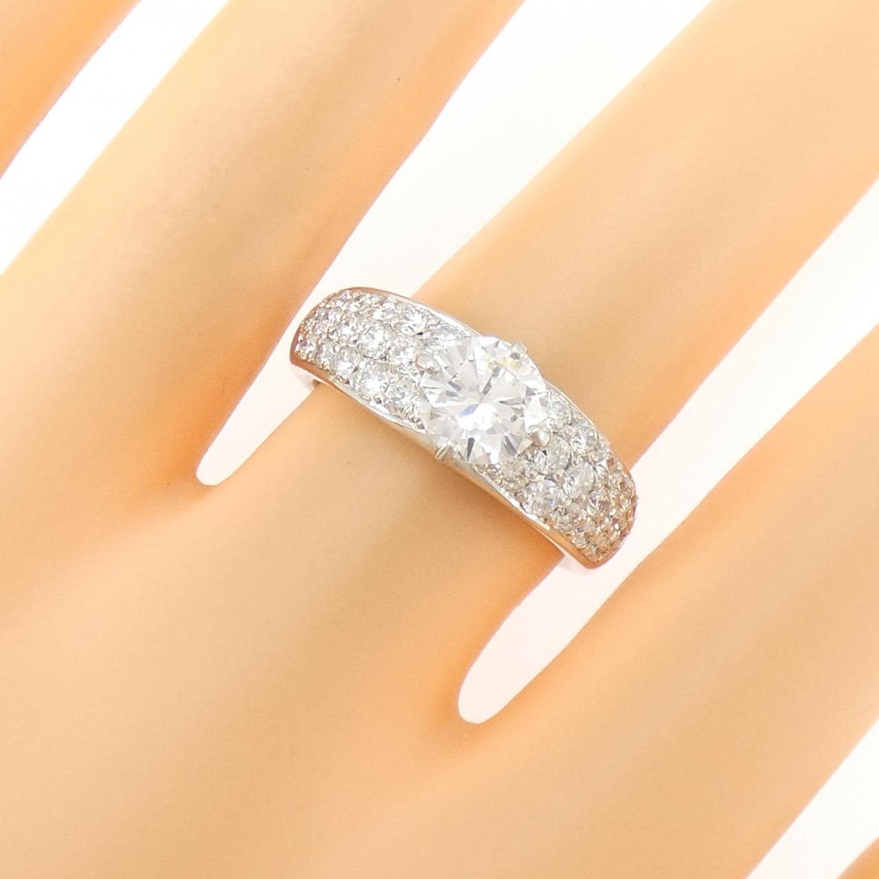 PT900 ダイヤモンド リング 1.000CT H VS1 Good