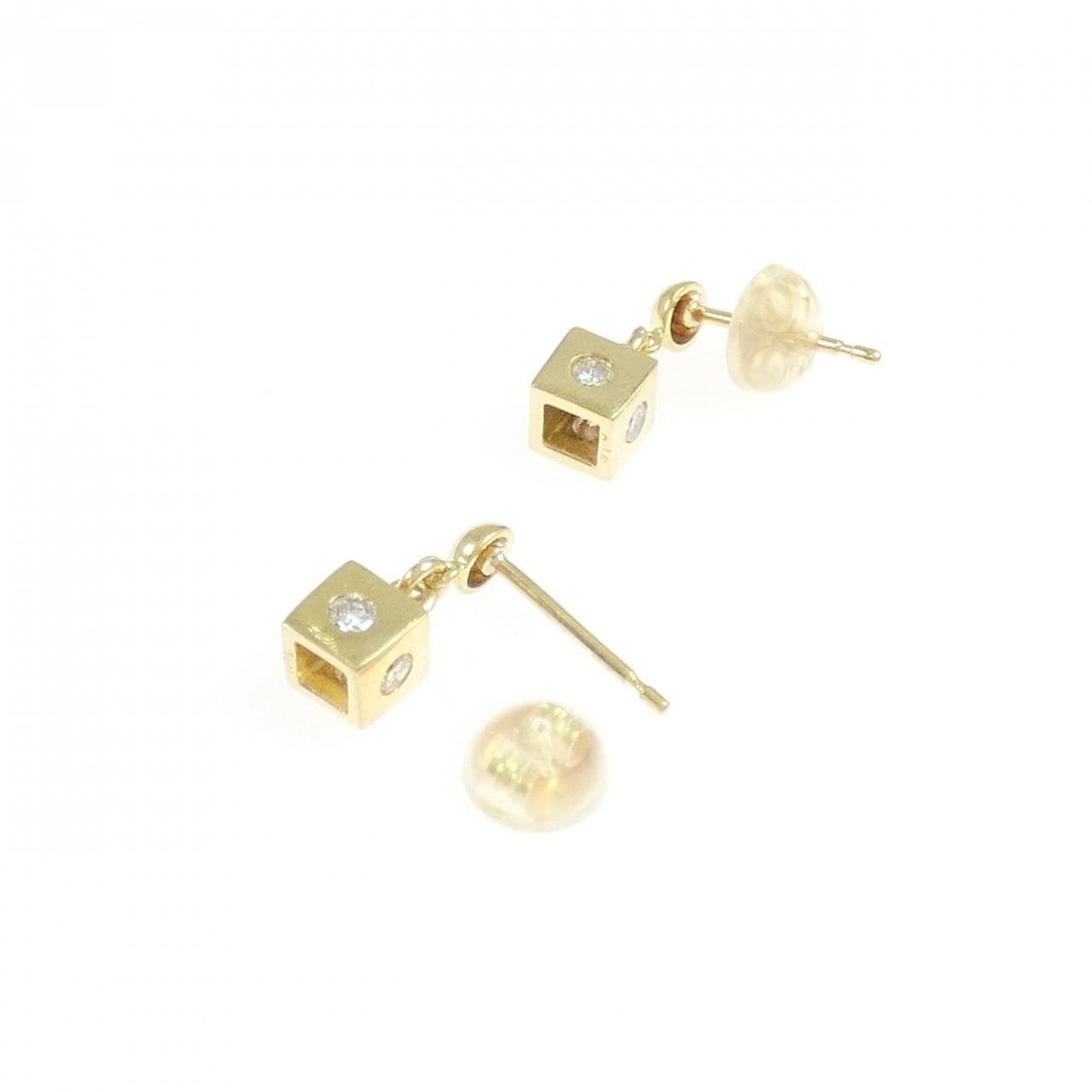 K18YG ダイヤモンド ピアス 0.32CT