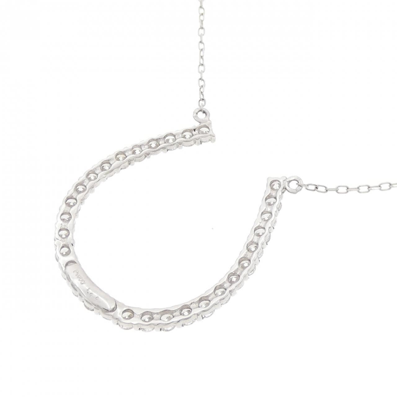 PT ホースシュー ダイヤモンド ネックレス 1.00CT