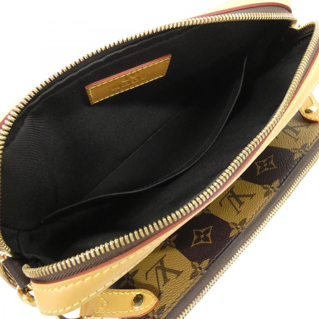 LOUIS VUITTON Monogram条纹（LV Squared）三重邮差包 M45965 单肩包