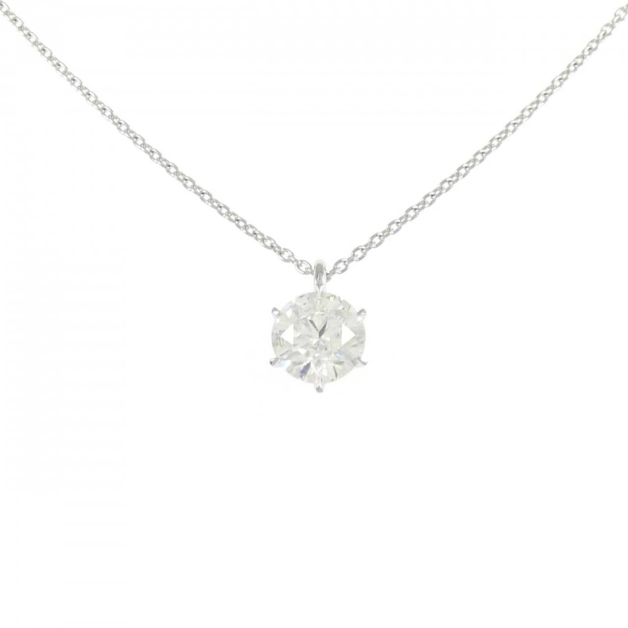 【リメイク】PT900/PT850 ダイヤモンド ネックレス 1.055CT H I1 VG