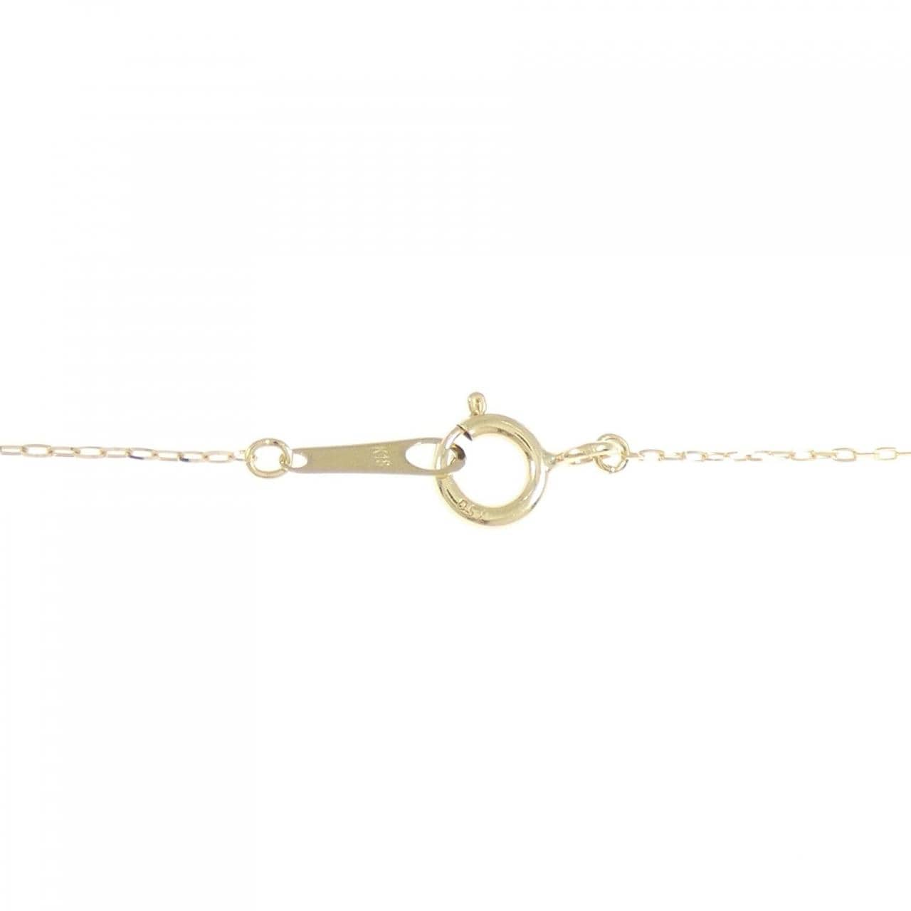 【リメイク】K18YG ダイヤモンド ネックレス 0.37CT