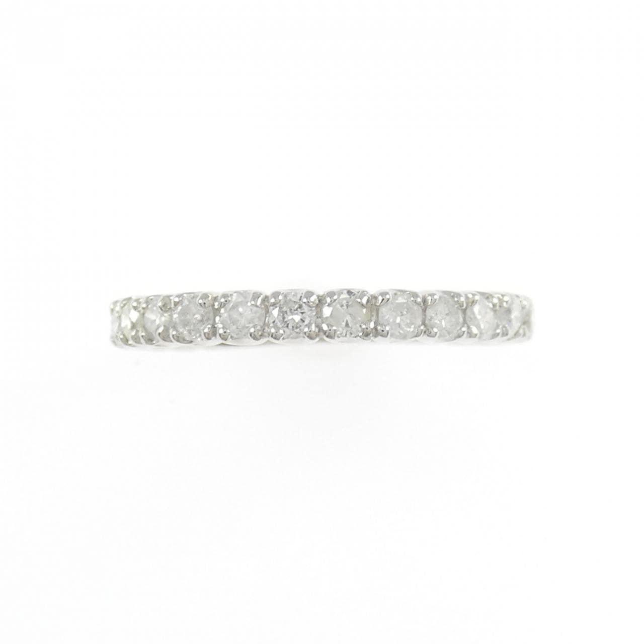 PT900 ハーフエタニティ ダイヤモンド リング 1.00CT