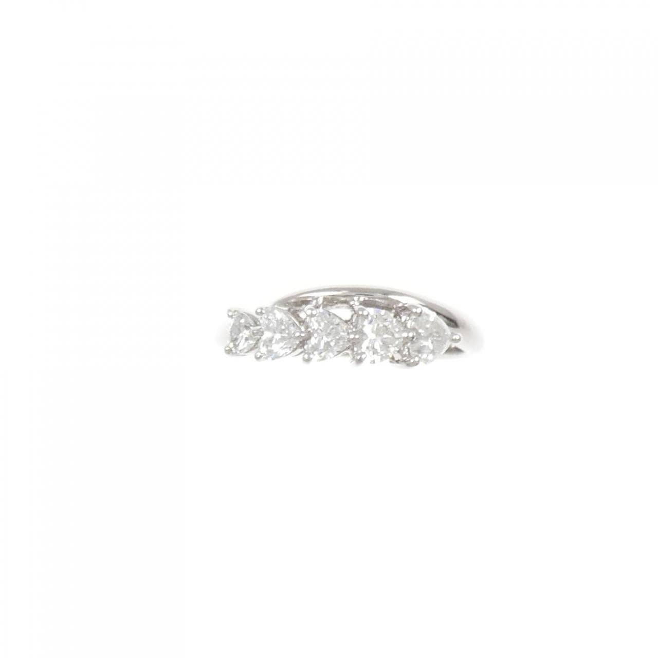PT900 ハート ダイヤモンド リング 0.75CT