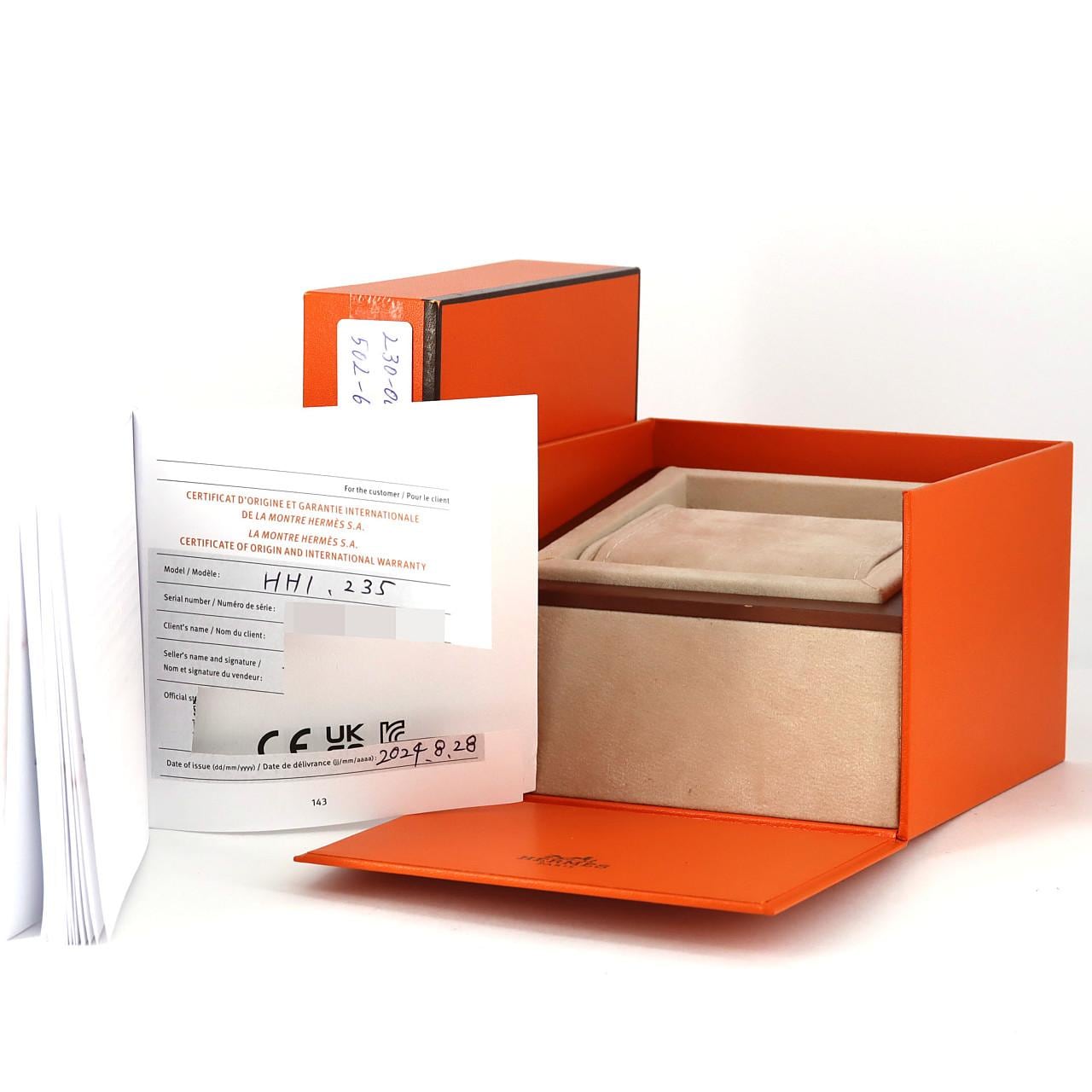 エルメス Hウォッチ/D HH1.235 SS クォーツ