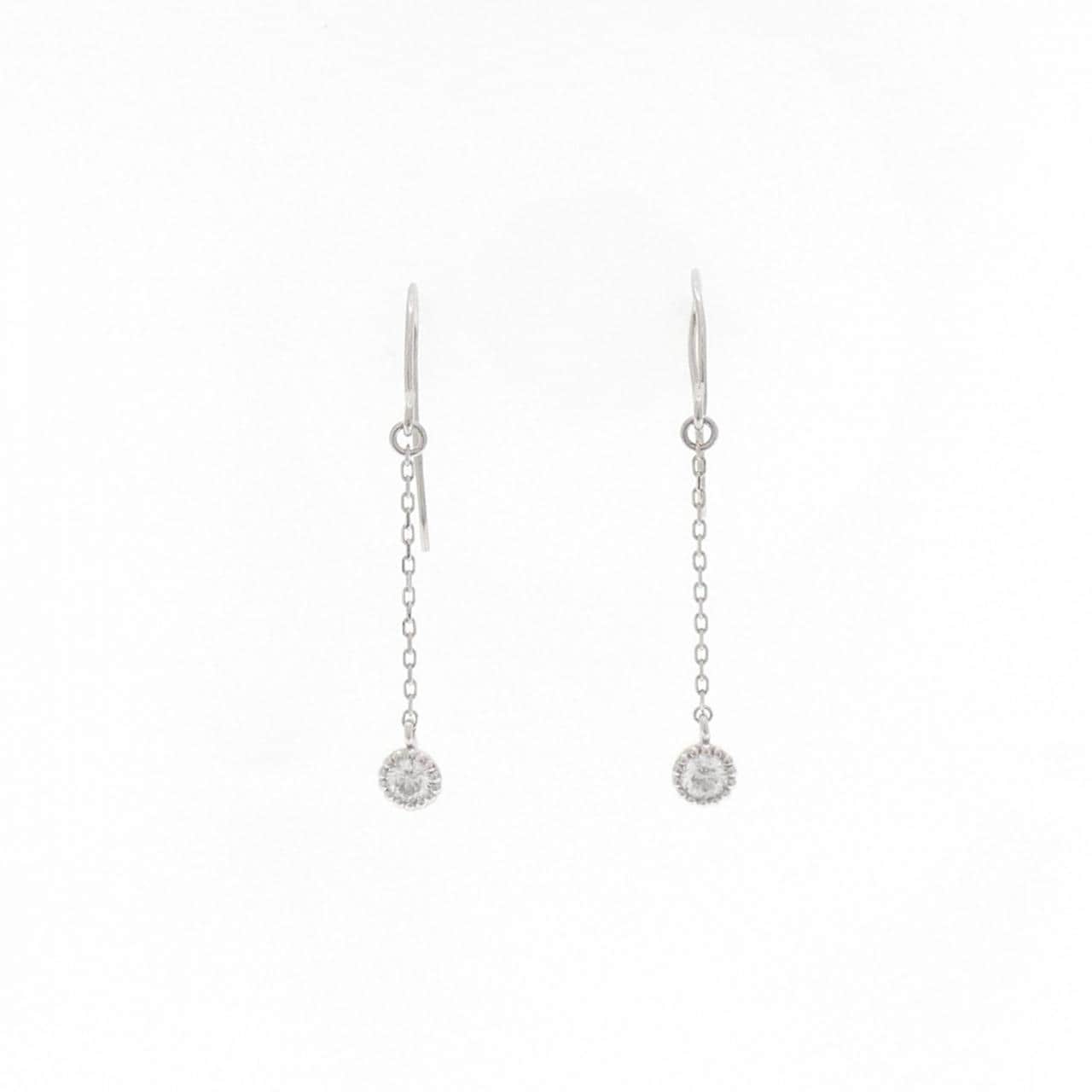 エテ ダイヤモンド ピアス 0.12CT