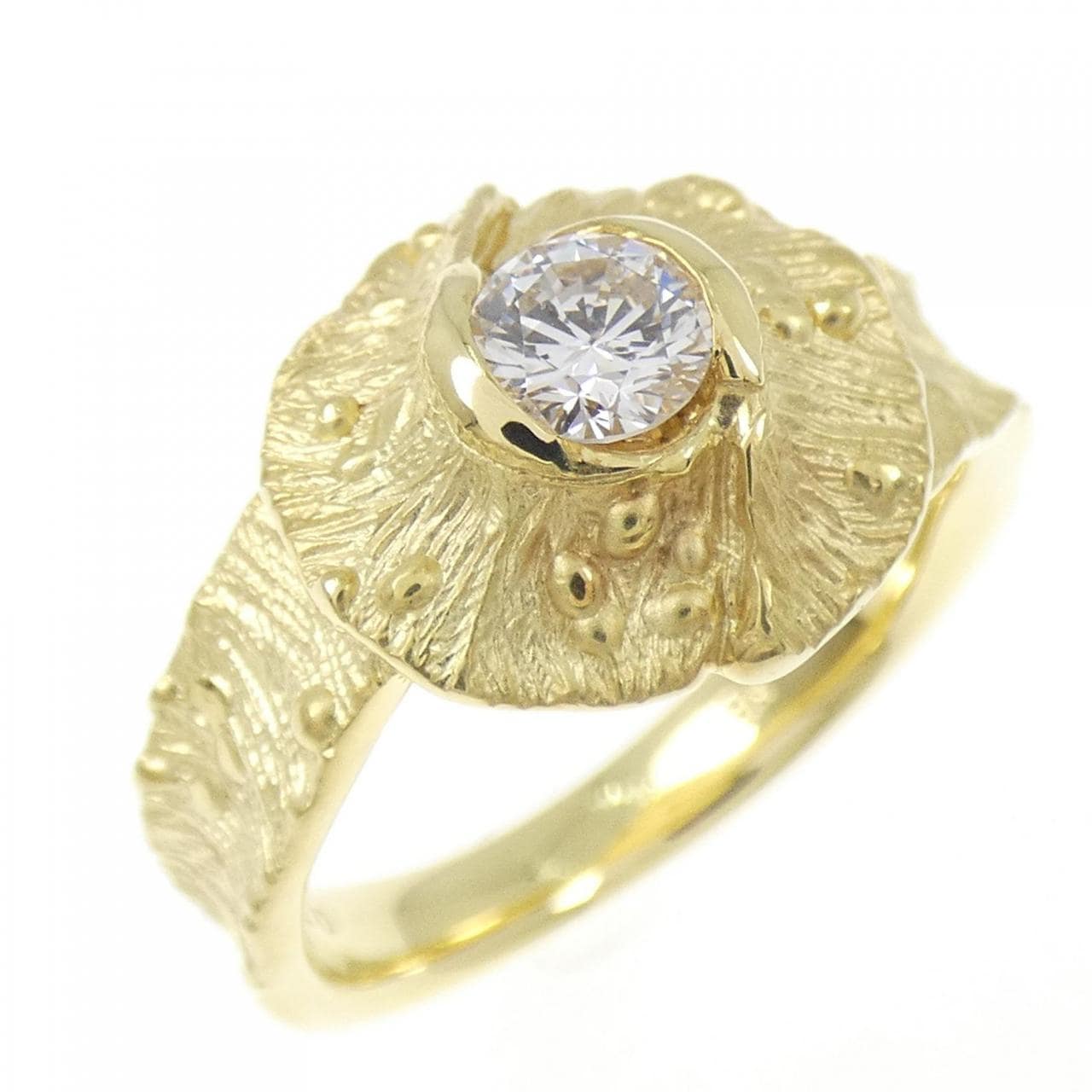 K18YG ダイヤモンド リング 0.31CT