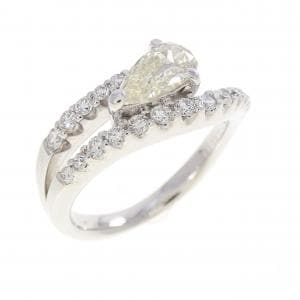 K18WG ダイヤモンド リング 0.438CT