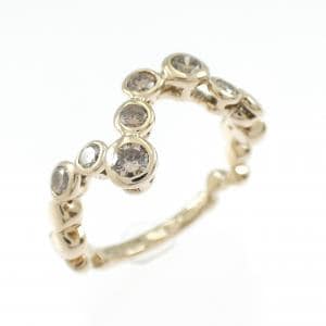 カシケイ ベゼル ダイヤモンド リング 0.40CT
