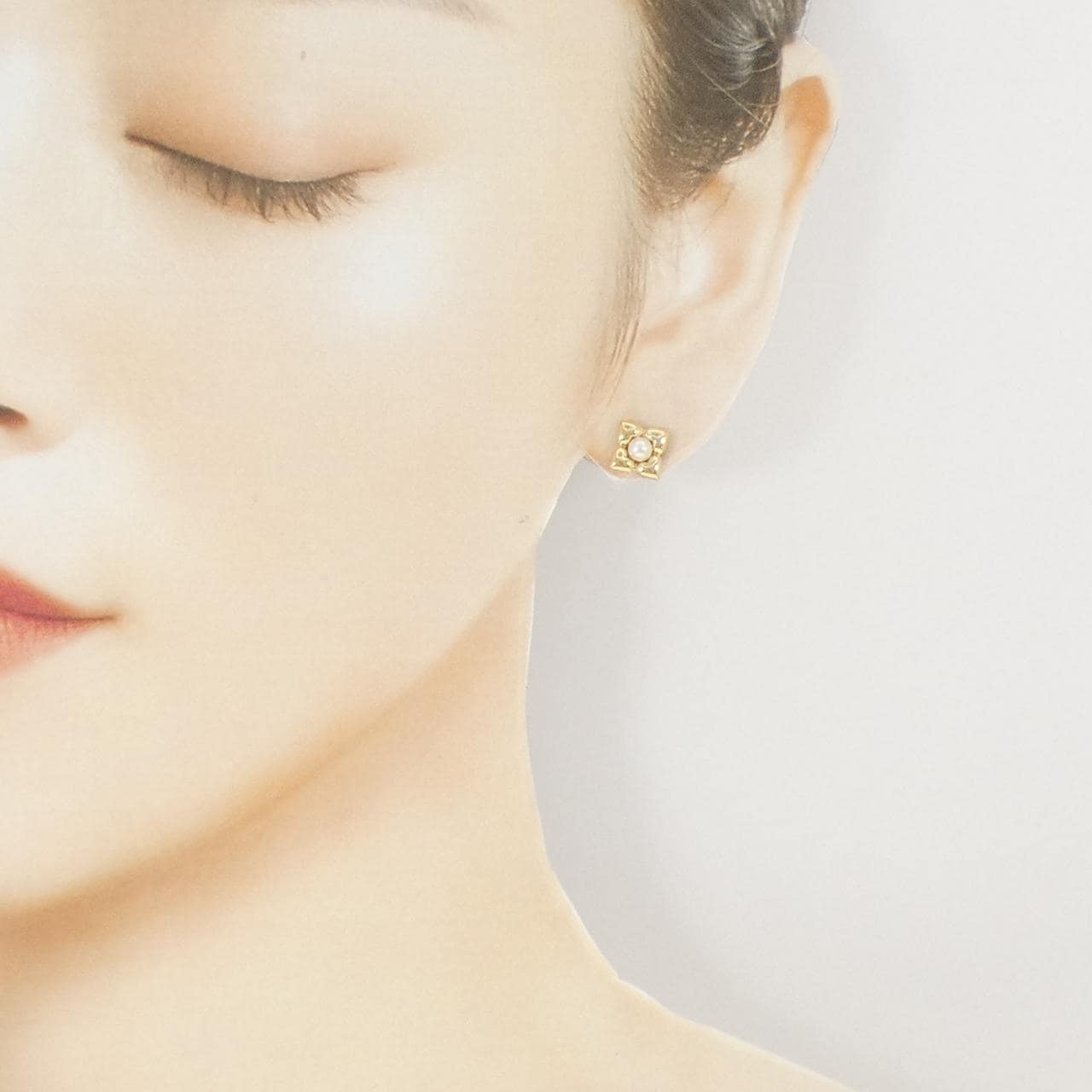 ミキモト アコヤパール ピアス 3.3mm