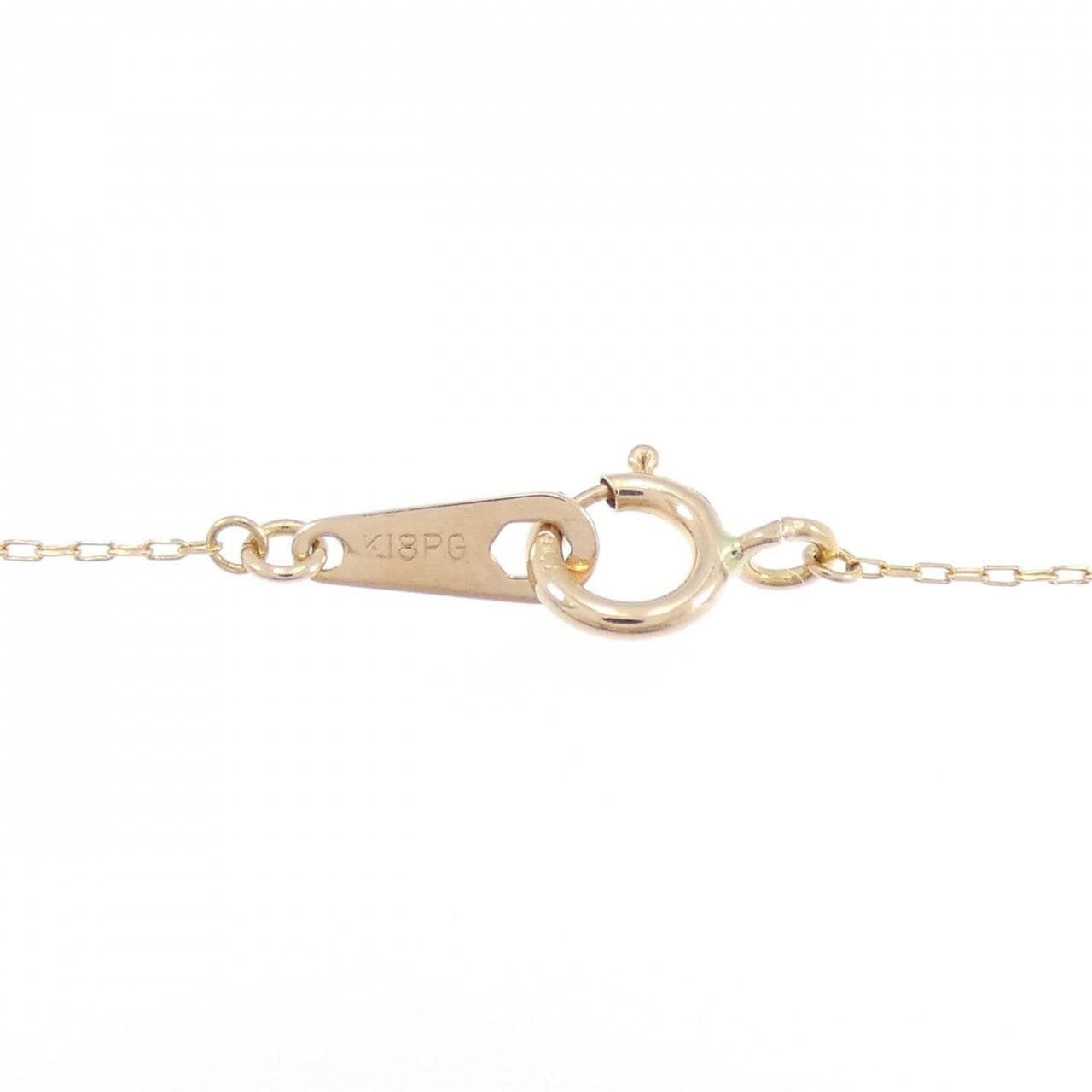 K18PG ダイヤモンド ネックレス 0.05CT