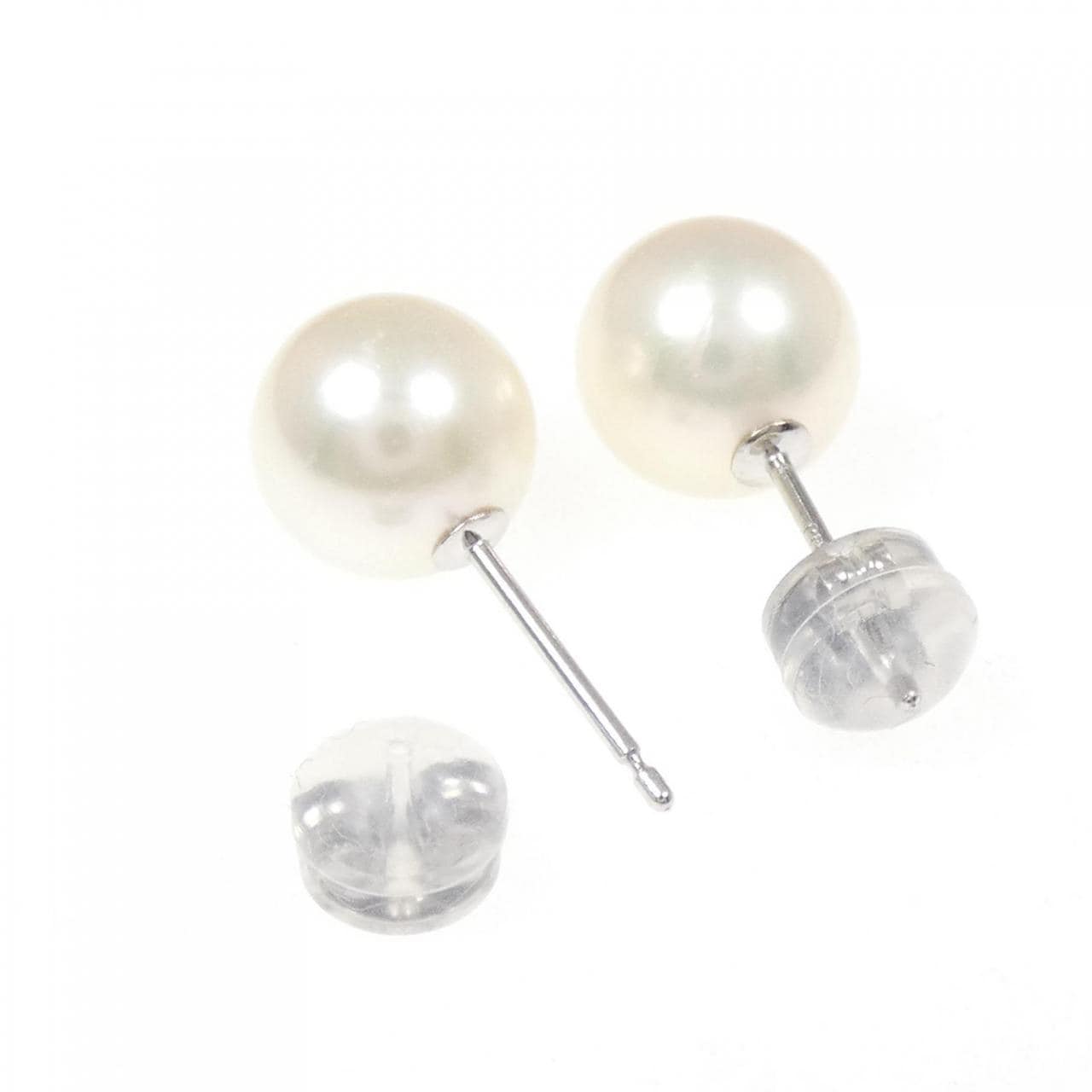 PT900 アコヤパール ピアス 8.4mm
