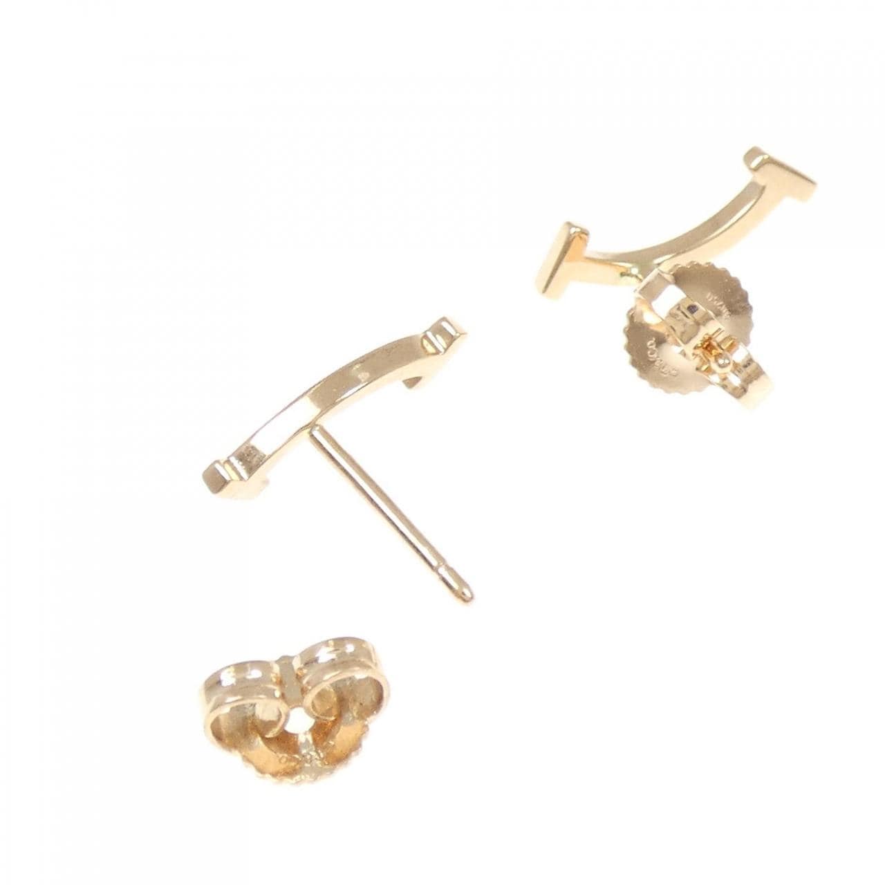 ティファニー Tスマイル ピアス