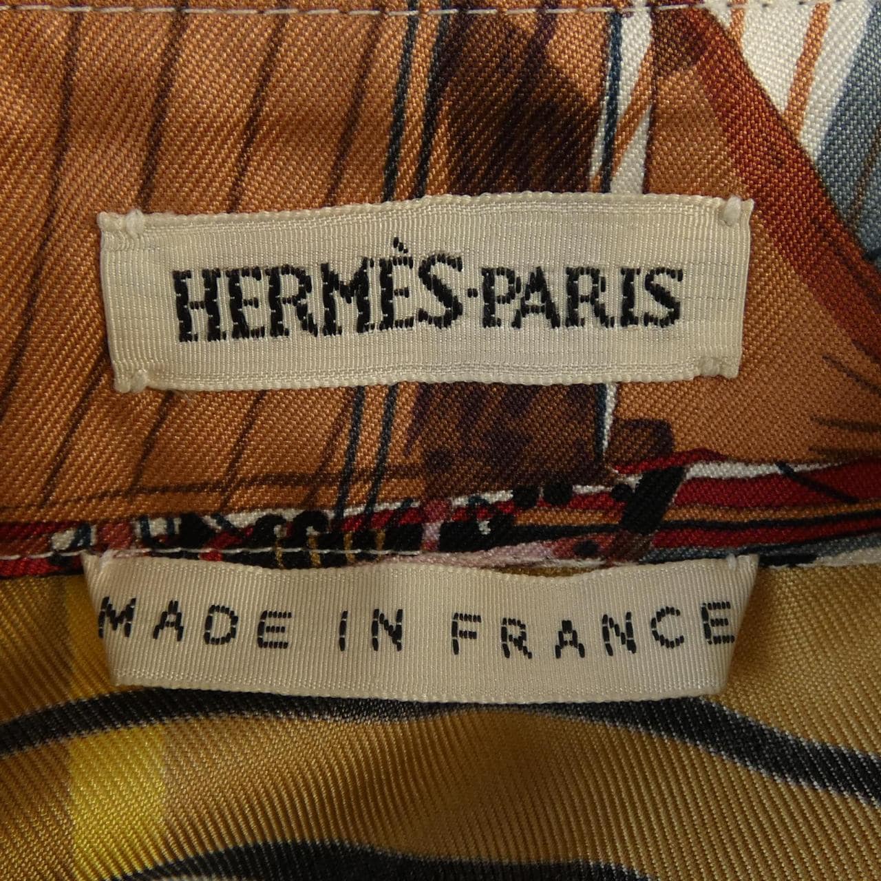 エルメス HERMES BELLES AMURES ツイルレーヌ. シャツ