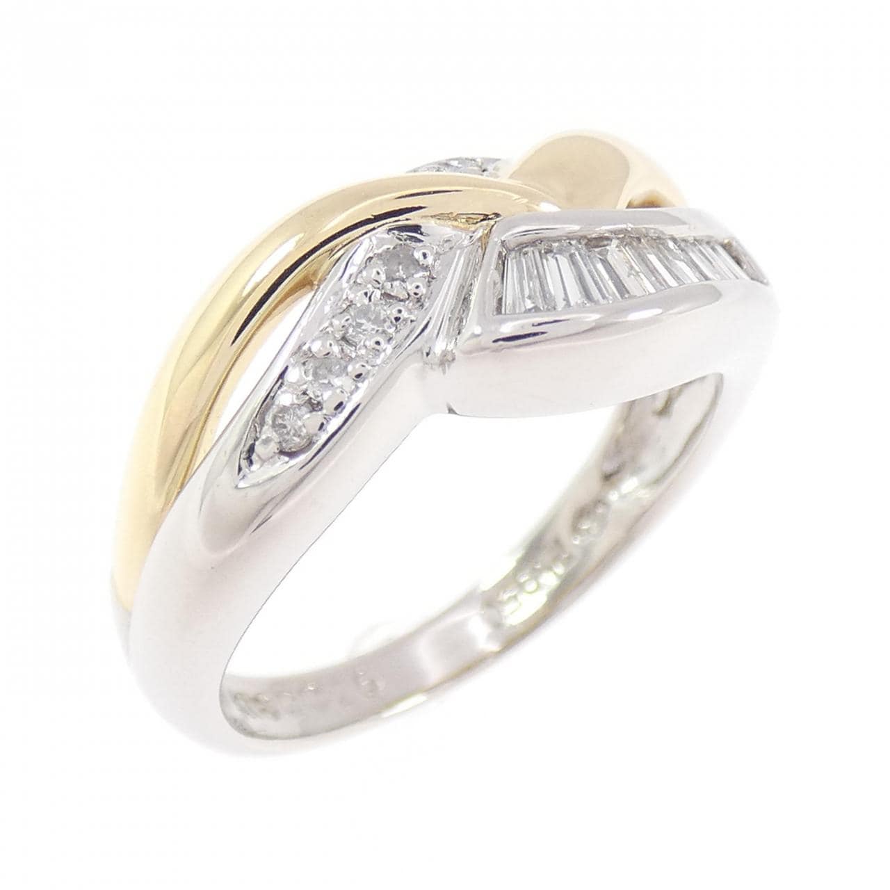 PT850/K18YG ダイヤモンド リング 0.26CT