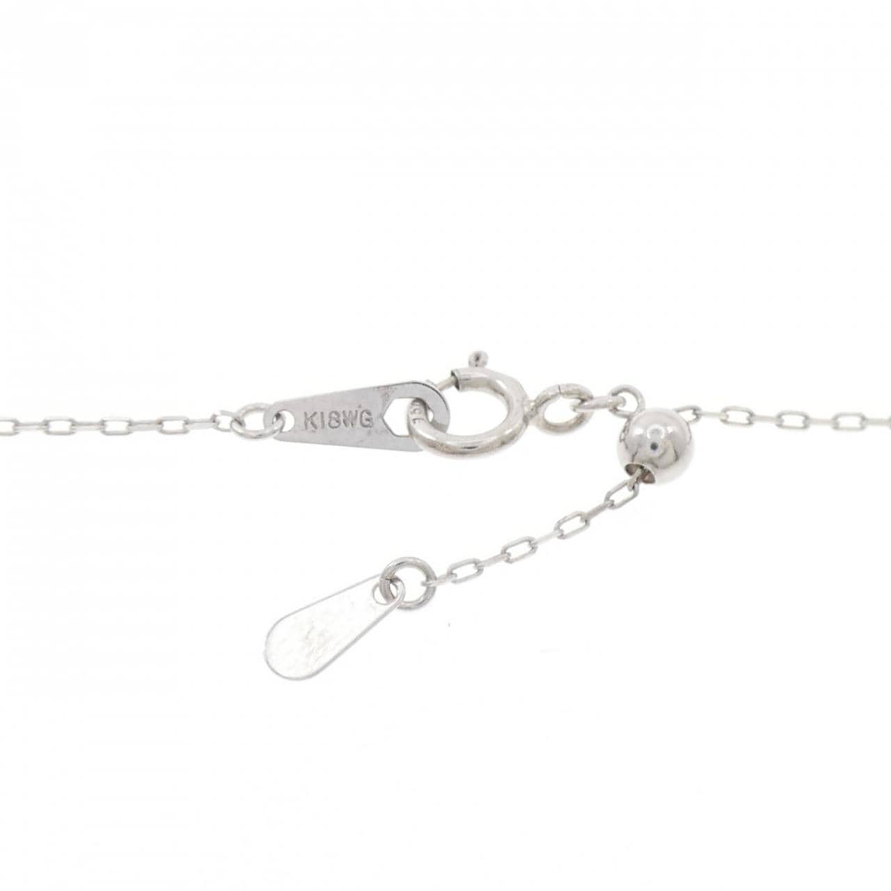 K18WG トルマリン ネックレス 0.45CT