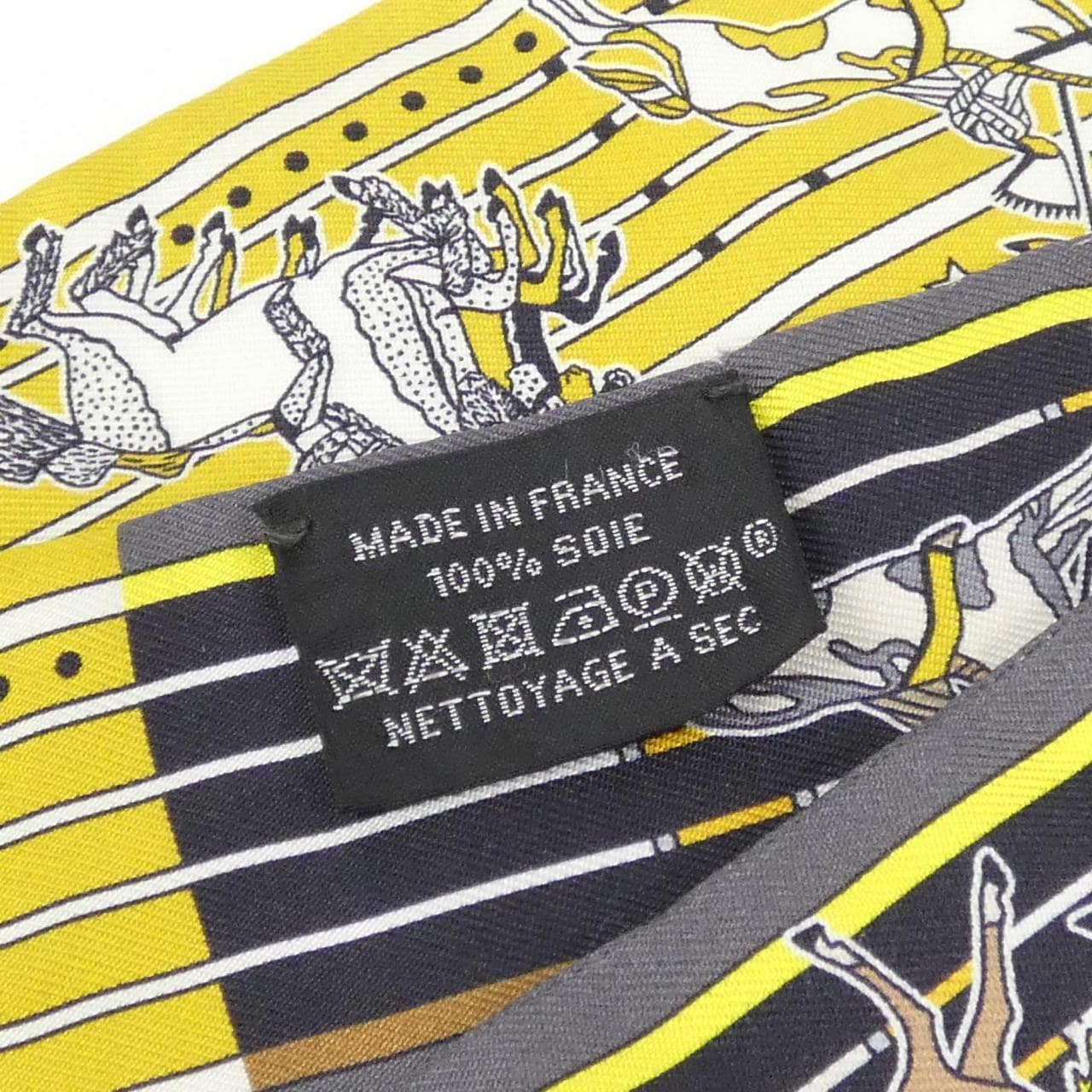 エルメス PANI LA SHAR PAWNEE ツイリー 063587S スカーフ