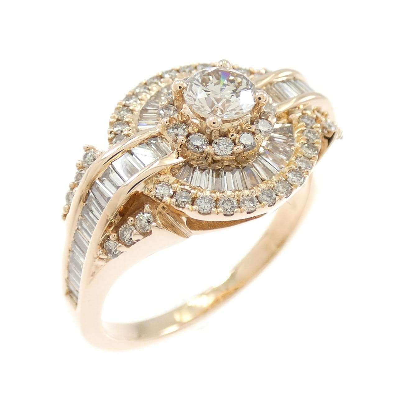 K18PG ダイヤモンド リング 0.30CT