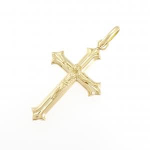 【新品】K18YG クロス ペンダント