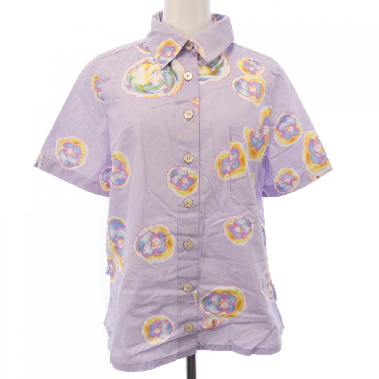 【ヴィンテージ】シャネル CHANEL P11299V06843 00S S／Sシャツ
