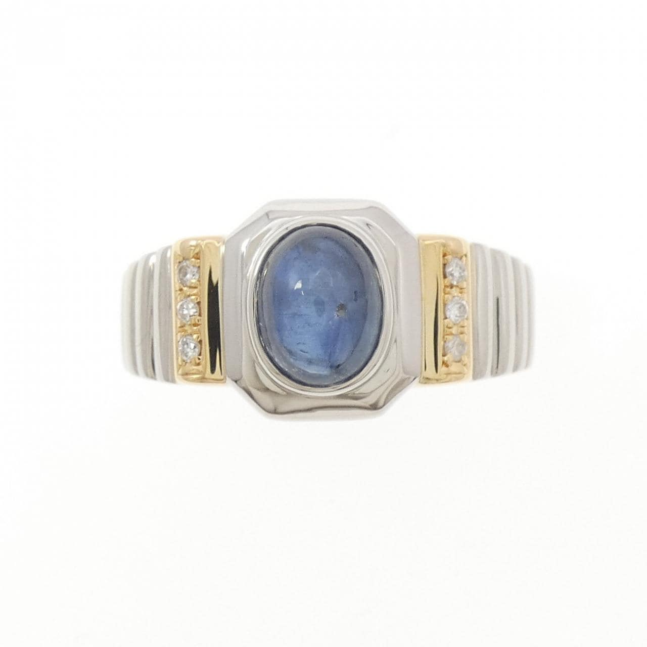 PT900/K18YG サファイヤ リング 2.90CT