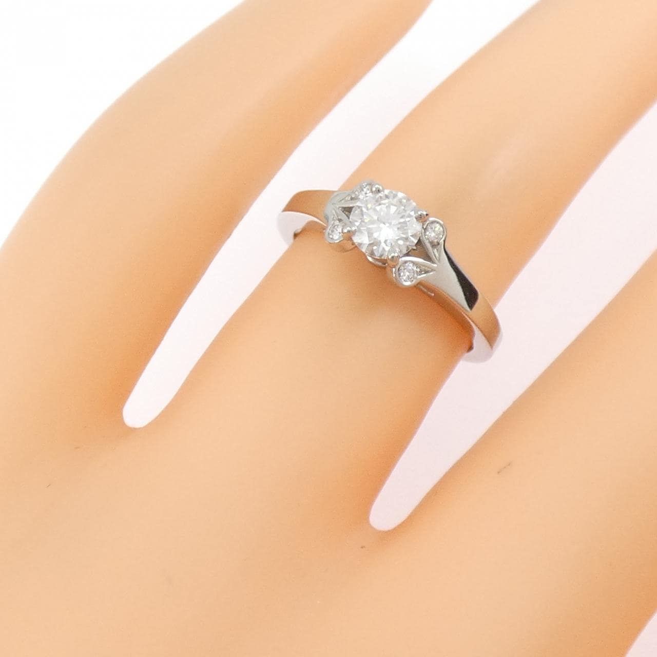 カルティエ バレリーナ リング 0.39CT F VVS2 3EXT