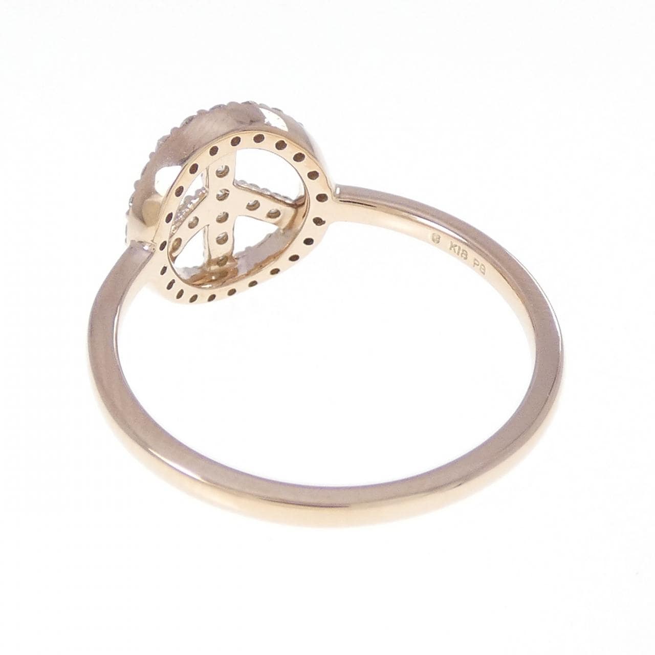 K18PG ダイヤモンド リング 0.23CT
