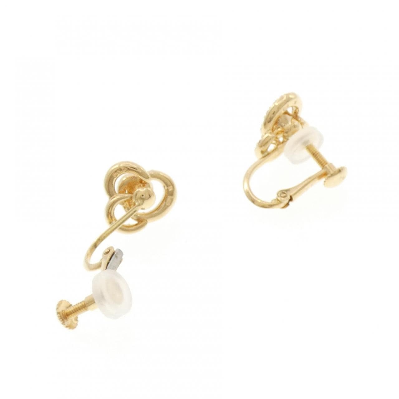 ヴァンドーム ローズ ダイヤモンド イヤリング 0.32CT