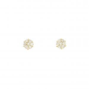 K18YG ダイヤモンド ピアス 0.20CT