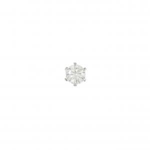 PT900 ソリティア ダイヤモンド ピアス 0.31CT 片耳