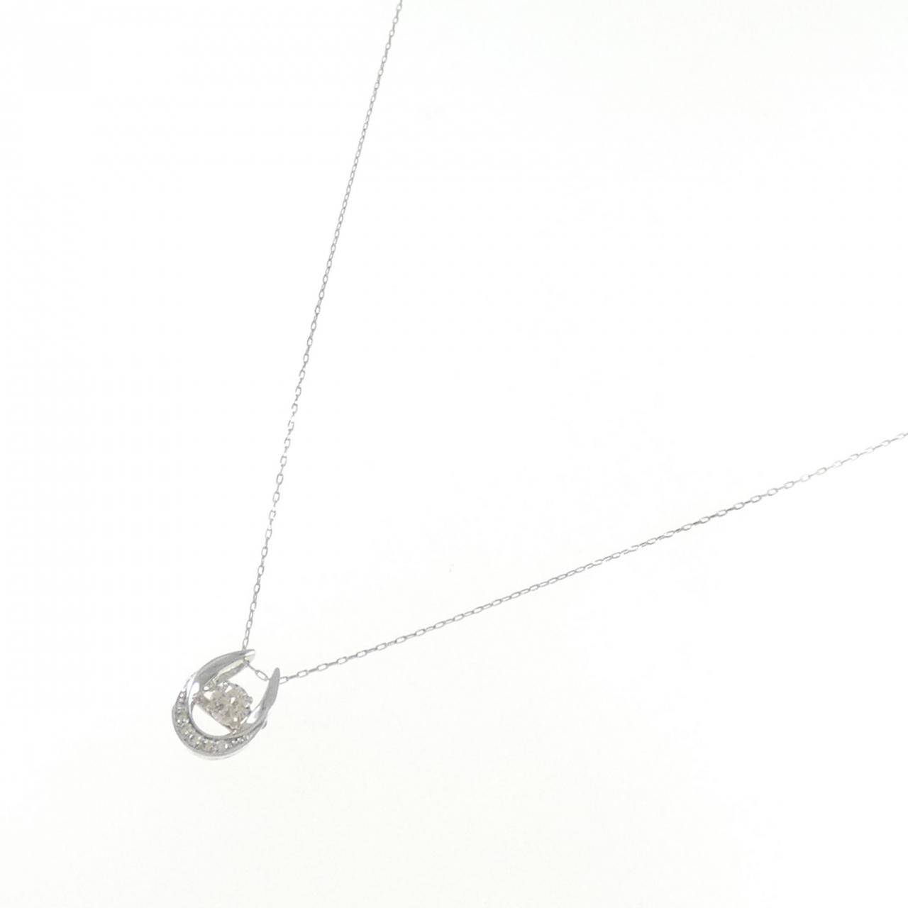 【新品】PT900 ダイヤモンド ネックレス 0.185CT