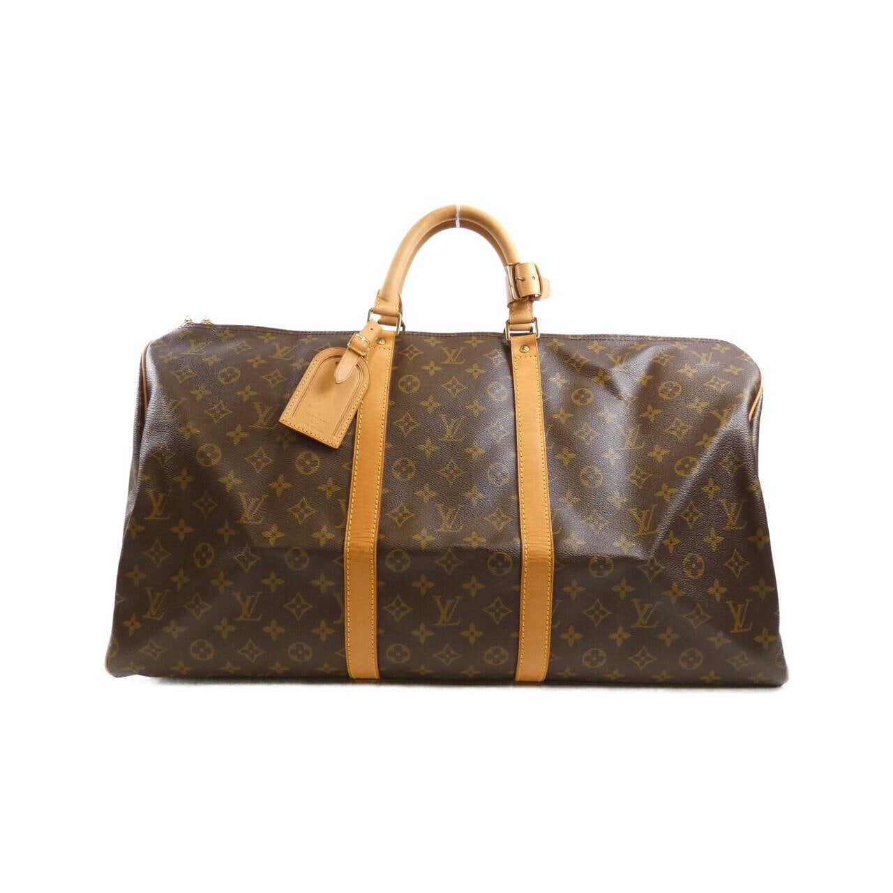 LOUIS VUITTON Monogram Keepall 55 公分 M41424 波士頓包