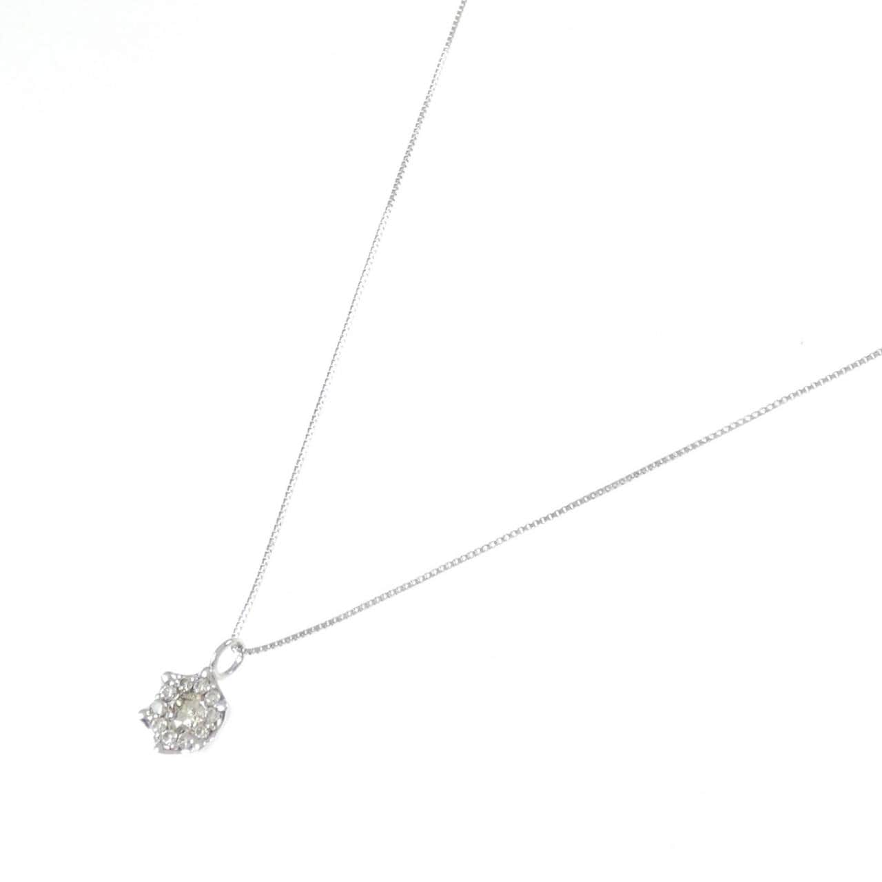 PT900/PT850 ダイヤモンド ネックレス 0.31CT