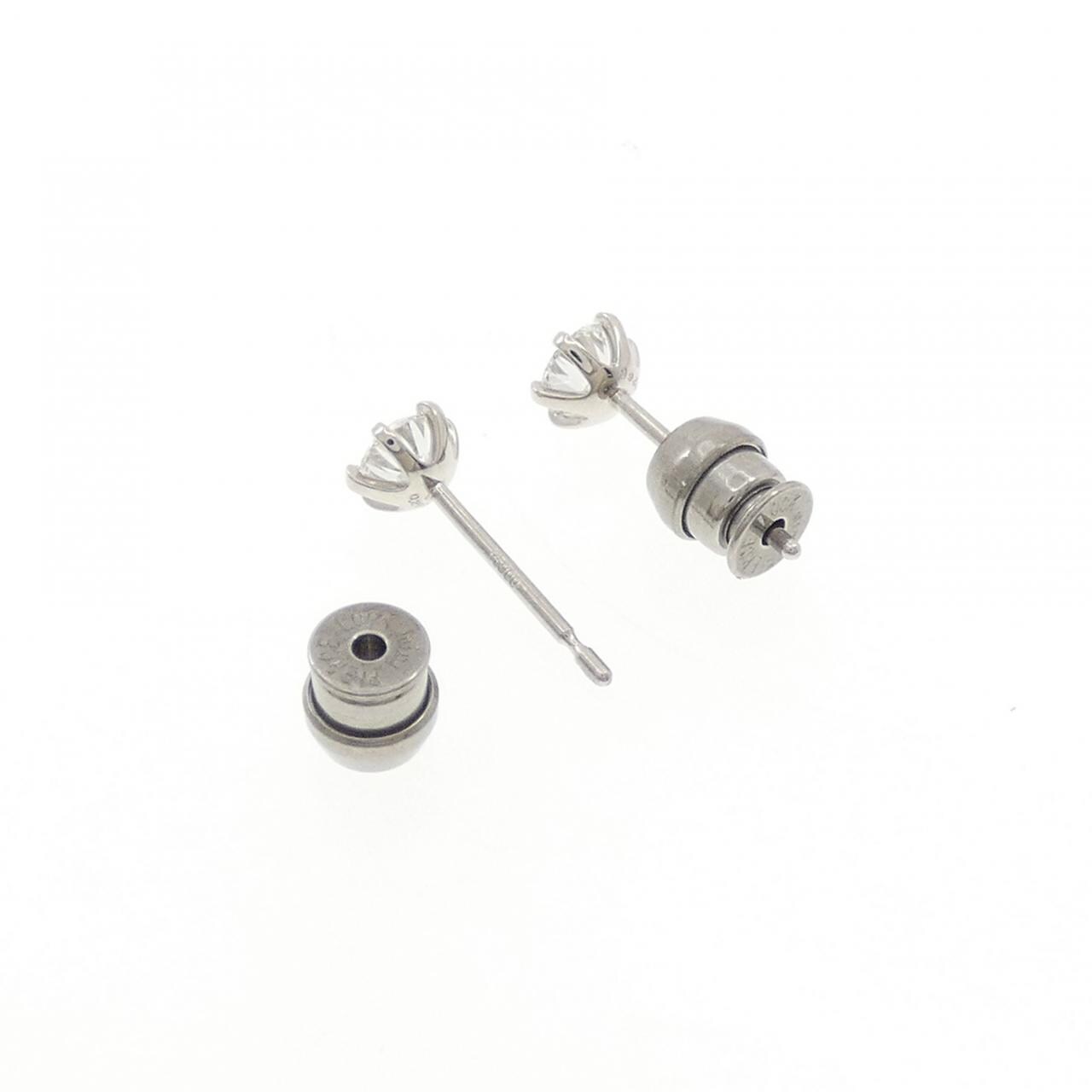 【リメイク】PT900/ST ダイヤモンド ピアス 0.261CT 0.266CT E VS1 3EXT-EXT